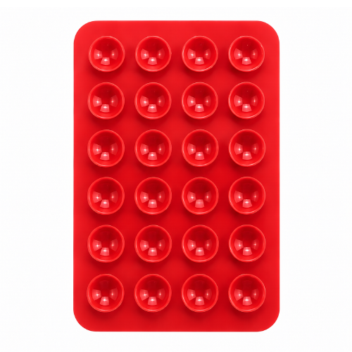 Suction Cup Grip for Phone Double-Side - Red